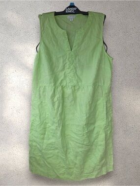 J. Jill Linen Shift Dress-M